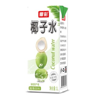 椰彩1L利樂包椰子水